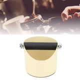 Coffee Knocking Slag Bucket Home Small Anti Slip Coffee Machine Grounds Box Powder Slag Recycling Bucket Yellow