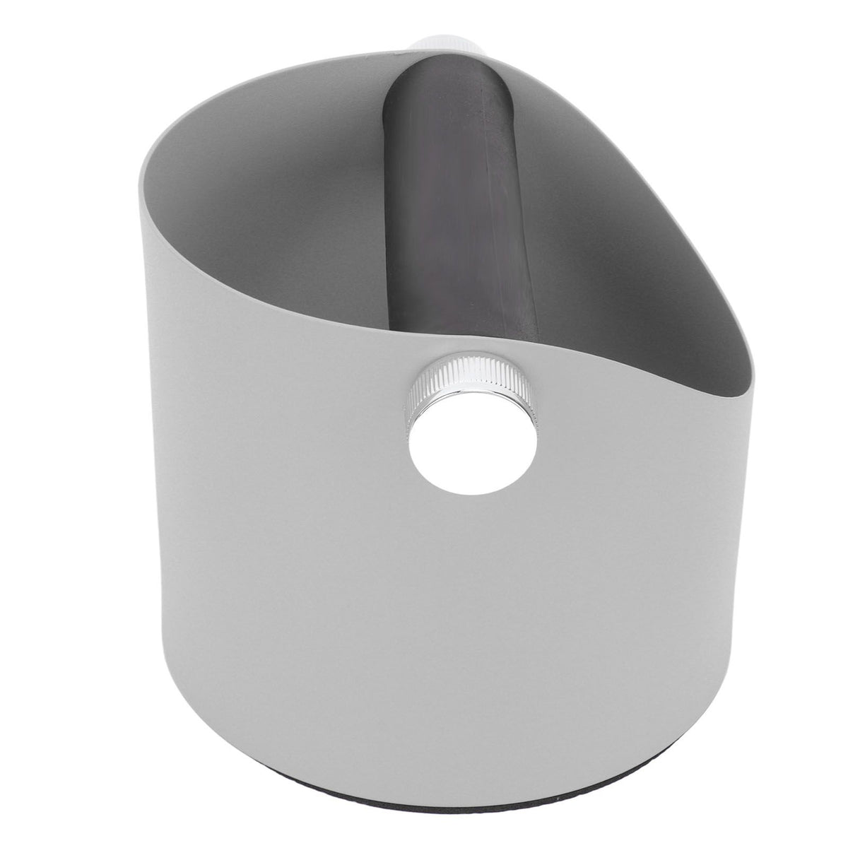 Coffee Knocking Slag Bucket Home Small Anti Slip Coffee Machine Grounds Box Powder Slag Recycling Bucket Grey