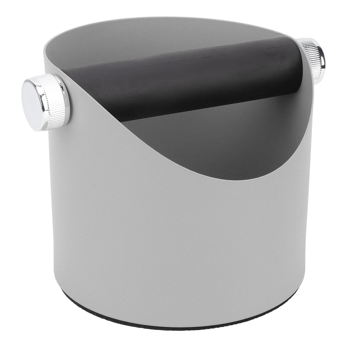 Coffee Knocking Slag Bucket Home Small Anti Slip Coffee Machine Grounds Box Powder Slag Recycling Bucket Grey