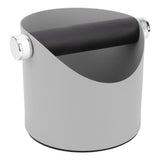 Coffee Knocking Slag Bucket Home Small Anti Slip Coffee Machine Grounds Box Powder Slag Recycling Bucket Grey - Side View