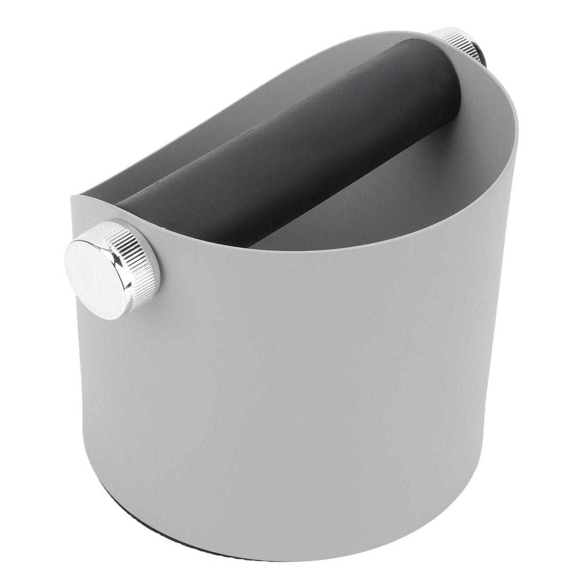 Coffee Knocking Slag Bucket Home Small Anti Slip Coffee Machine Grounds Box Powder Slag Recycling Bucket Grey