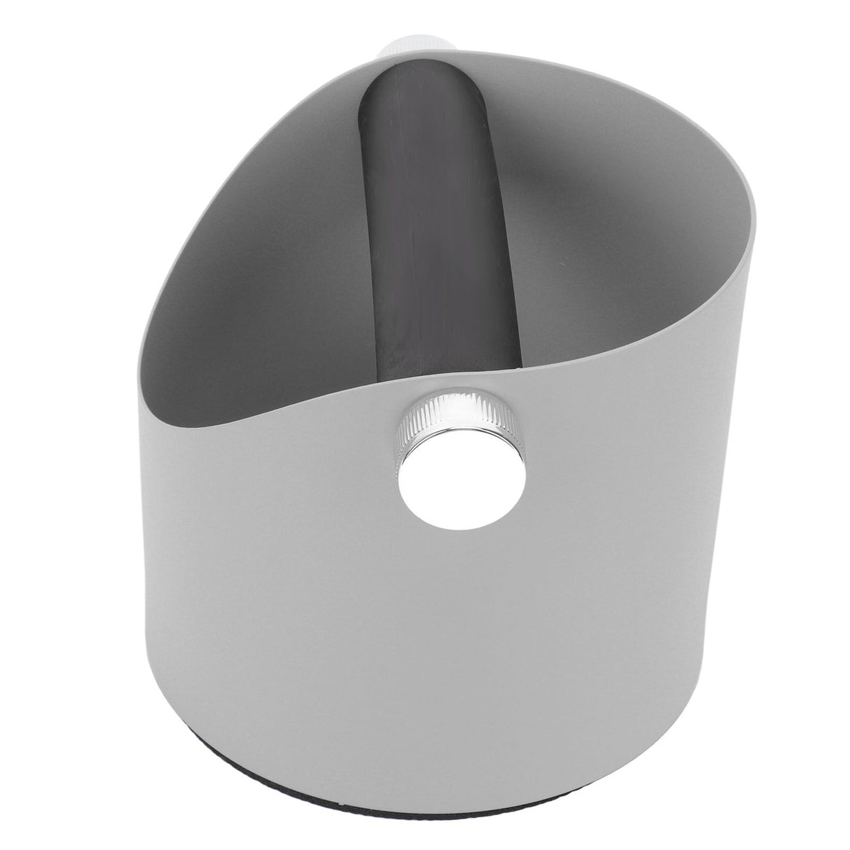 Coffee Knocking Slag Bucket Home Small Anti Slip Coffee Machine Grounds Box Powder Slag Recycling Bucket Grey