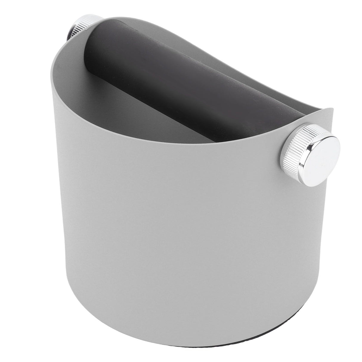 Coffee Knocking Slag Bucket Home Small Anti Slip Coffee Machine Grounds Box Powder Slag Recycling Bucket Grey