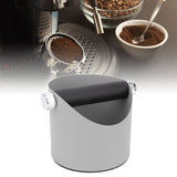 Coffee Knocking Slag Bucket Home Small Anti Slip Coffee Machine Grounds Box Powder Slag Recycling Bucket Grey
