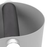Coffee Knocking Slag Bucket Home Small Anti Slip Coffee Machine Grounds Box Powder Slag Recycling Bucket Grey
