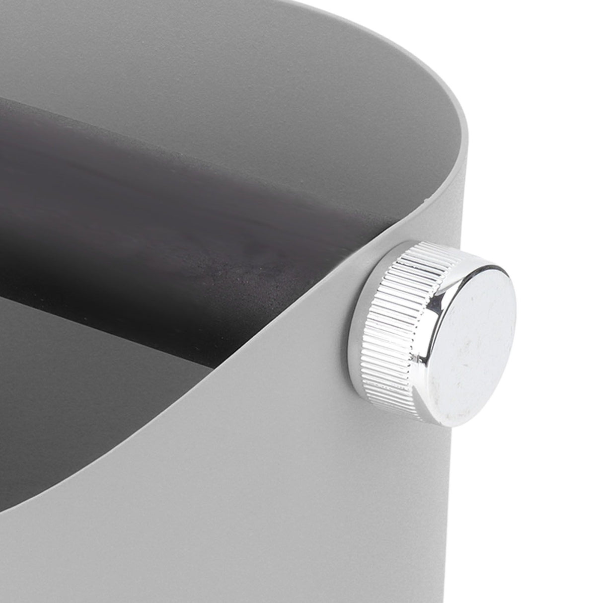 Coffee Knocking Slag Bucket Home Small Anti Slip Coffee Machine Grounds Box Powder Slag Recycling Bucket Grey