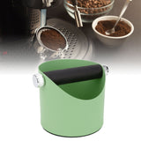 Coffee Knocking Slag Bucket Home Small Anti Slip Coffee Machine Grounds Box Powder Slag Recycling Bucket Green