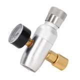 Stainless Steel Homebrew Gas Regulator Beer Keg Pressure Regulator for Homebrew Wine - Rear View