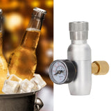 Stainless Steel Homebrew Gas Regulator Beer Keg Pressure Regulator for Homebrew Wine
