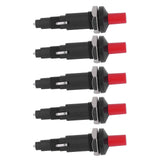 5PCS Piezo Igniter 1 Out 2 Spark PP Shell Push Button Grill Igniters for Outdoor Cooking - Close-Up Angle