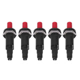 5PCS Piezo Igniter 1 Out 2 Spark PP Shell Push Button Grill Igniters for Outdoor Cooking - Low Angle