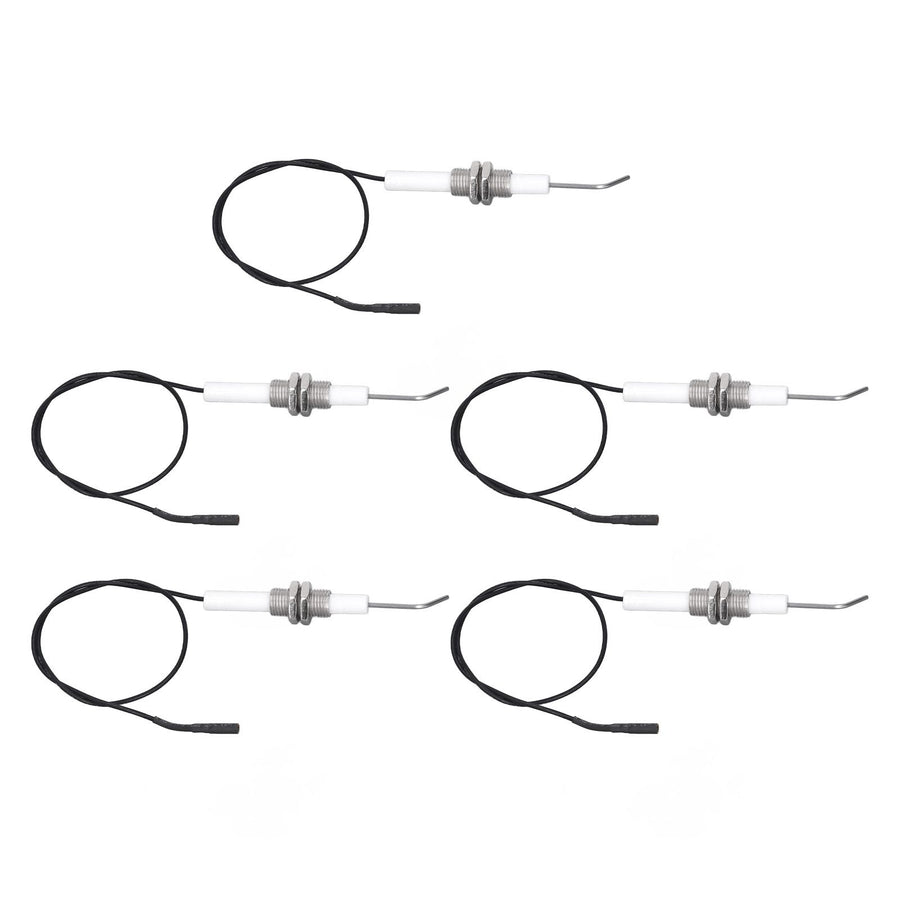 5pcs Spark Ignition Electrode Ceramic M10 Furnace Ignition Threaded Electrode for Push Button Piezo Igniter