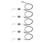 5pcs Spark Ignition Electrode Ceramic M10 Furnace Ignition Threaded Electrode for Push Button Piezo Igniter