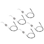 5pcs Spark Ignition Electrode Ceramic M10 Furnace Ignition Threaded Electrode for Push Button Piezo Igniter