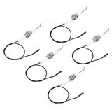 5pcs Spark Ignition Electrode Ceramic M10 Furnace Ignition Threaded Electrode for Push Button Piezo Igniter
