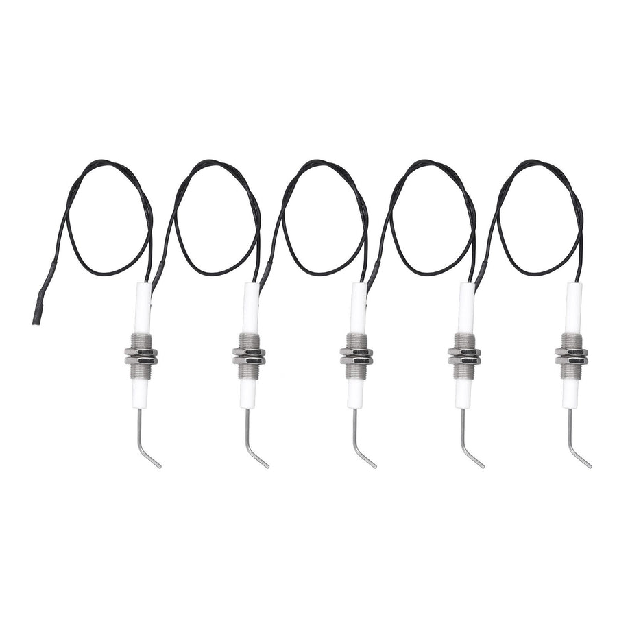 5pcs Spark Ignition Electrode Ceramic M10 Furnace Ignition Threaded Electrode for Push Button Piezo Igniter