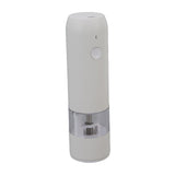 Electric Pepper Grinder Adjustable Coarseness Portable Pepper Mill for Pepper Salt Cayenne Cloves Vanilla White