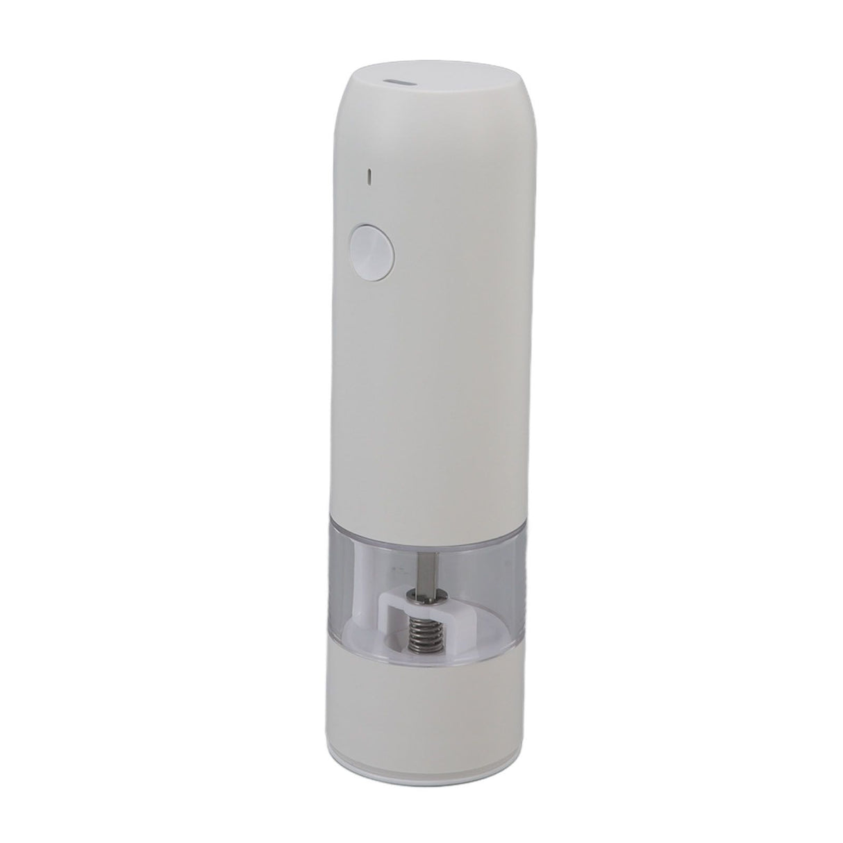 Electric Pepper Grinder Adjustable Coarseness Portable Pepper Mill for Pepper Salt Cayenne Cloves Vanilla White