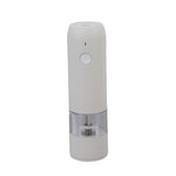 Electric Pepper Grinder Adjustable Coarseness Portable Pepper Mill for Pepper Salt Cayenne Cloves Vanilla White