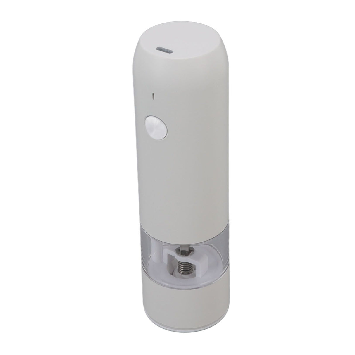 Electric Pepper Grinder Adjustable Coarseness Portable Pepper Mill for Pepper Salt Cayenne Cloves Vanilla White