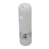 Electric Pepper Grinder Adjustable Coarseness Portable Pepper Mill for Pepper Salt Cayenne Cloves Vanilla White