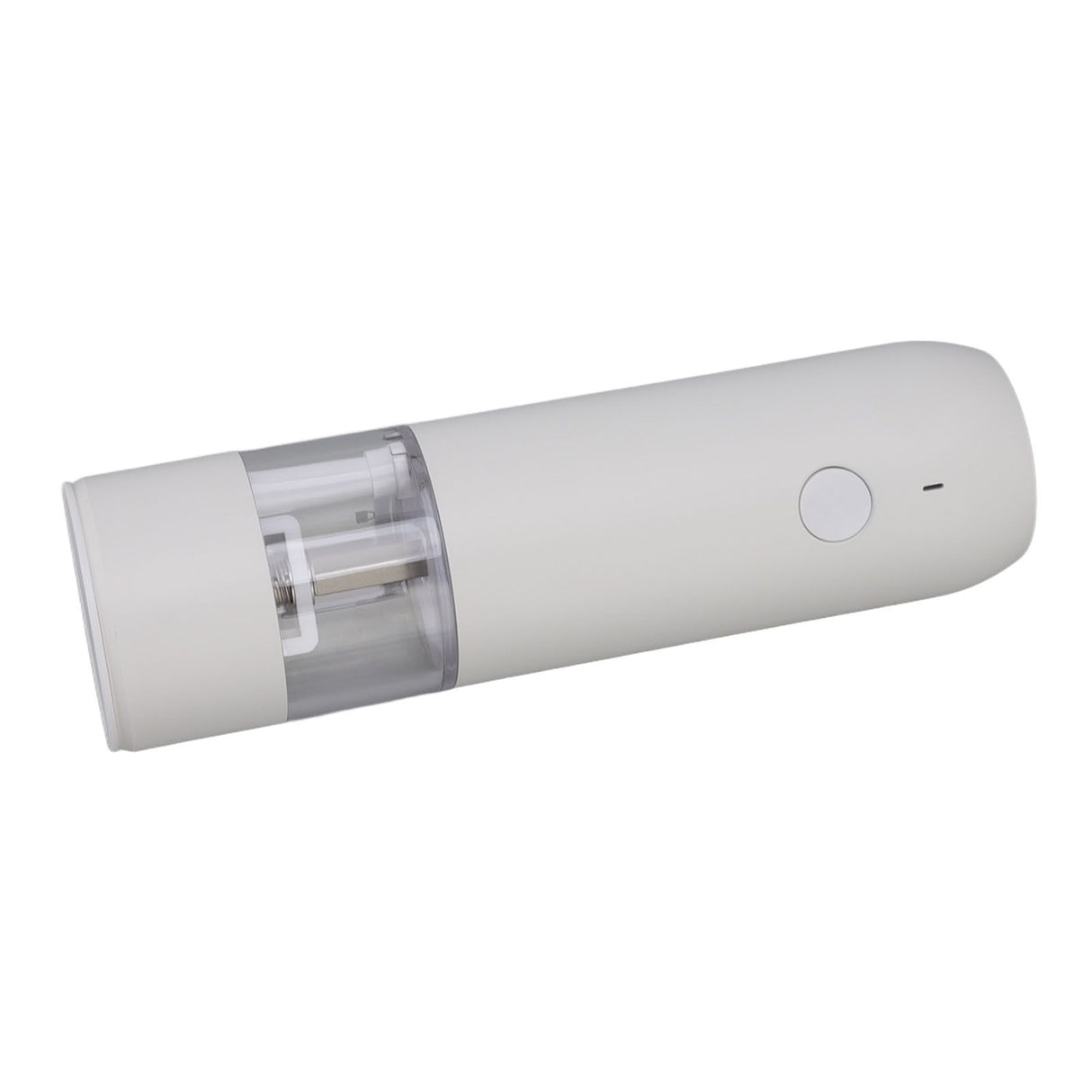 Electric Pepper Grinder Adjustable Coarseness Portable Pepper Mill for Pepper Salt Cayenne Cloves Vanilla White