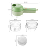 Garlic Chopper Electric Wireless Soft Handle Handheld Food Chopper for Home Kitchen Type1
