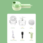 Garlic Chopper Electric Wireless Soft Handle Handheld Food Chopper for Home Kitchen Type1