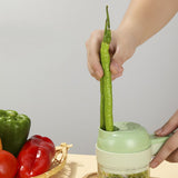 Garlic Chopper Electric Wireless Soft Handle Handheld Food Chopper for Home Kitchen Type1