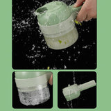 Garlic Chopper Electric Wireless Soft Handle Handheld Food Chopper for Home Kitchen Type1 - Extra Image