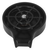 High Pressure Sink Glass Rinser Bar Automatic Cup Washer Kit with ABS Base 80cm Hose Black