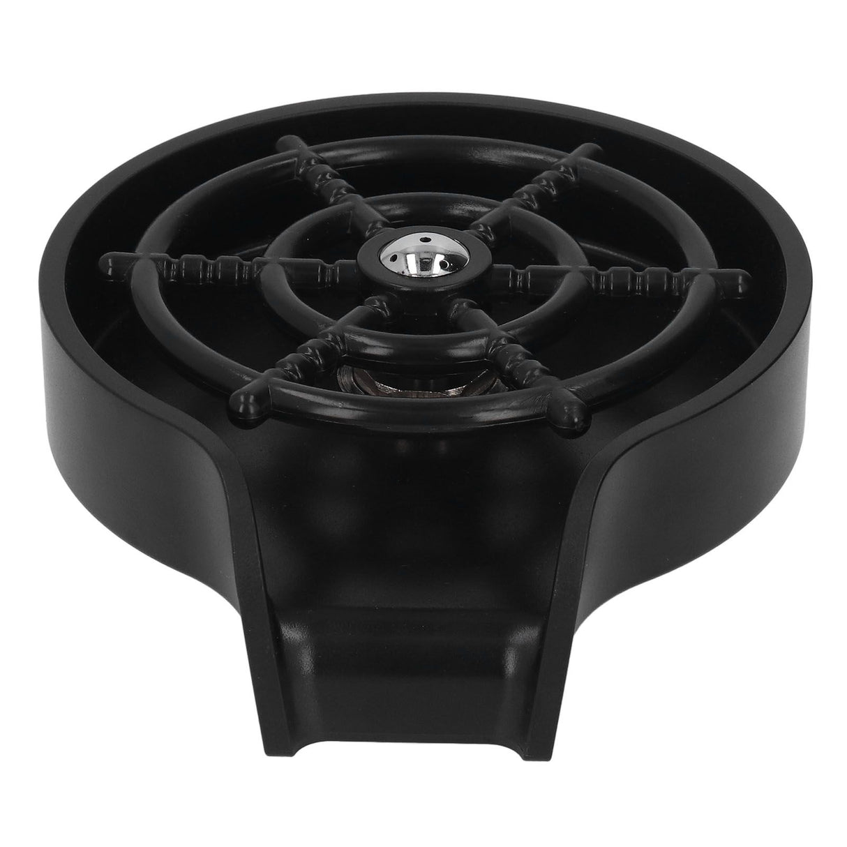 High Pressure Sink Glass Rinser Bar Automatic Cup Washer Kit with ABS Base 80cm Hose Black
