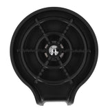 High Pressure Sink Glass Rinser Bar Automatic Cup Washer Kit with ABS Base 80cm Hose Black
