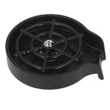 High Pressure Sink Glass Rinser Bar Automatic Cup Washer Kit with ABS Base 80cm Hose Black