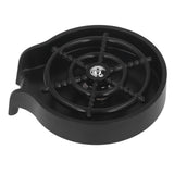High Pressure Sink Glass Rinser Bar Automatic Cup Washer Kit with ABS Base 80cm Hose Black