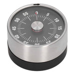Magnetic Timer Magnet Design Stainless Steel 70db Alert High Accuracy Visual Timer for Kitchen Cooking Management Black
