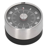 Magnetic Timer Magnet Design Stainless Steel 70db Alert High Accuracy Visual Timer for Kitchen Cooking Management Black