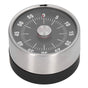 Magnetic Timer Magnet Design Stainless Steel 70db Alert High Accuracy Visual Timer for Kitchen Cooking Management Black