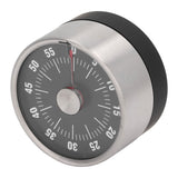 Magnetic Timer Magnet Design Stainless Steel 70db Alert High Accuracy Visual Timer for Kitchen Cooking Management Black