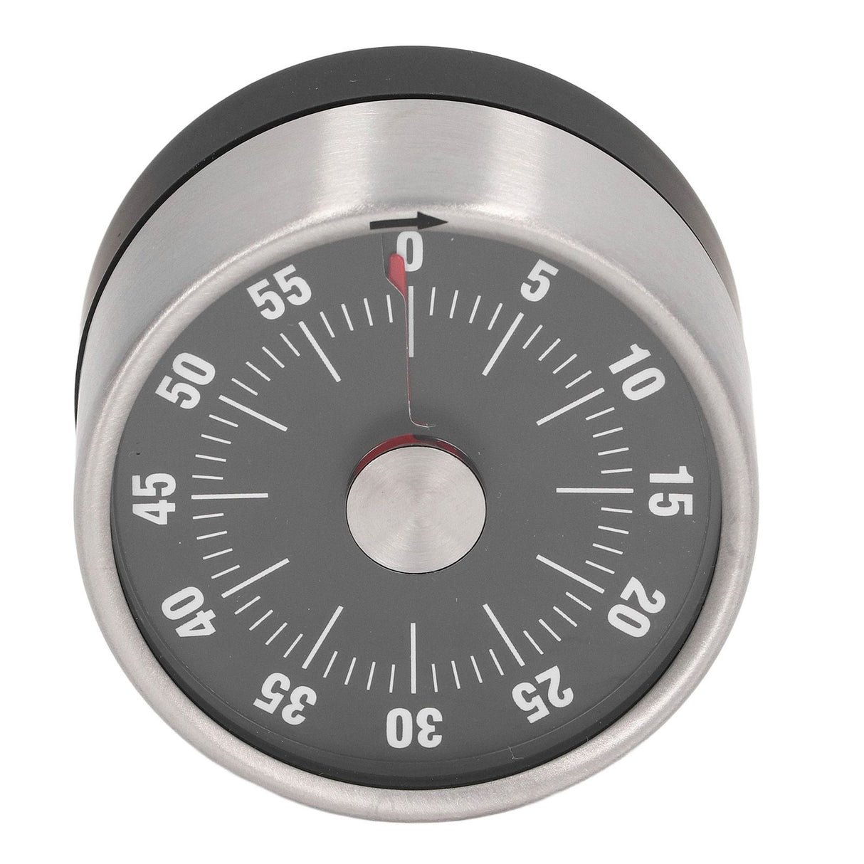 Magnetic Timer Magnet Design Stainless Steel 70db Alert High Accuracy Visual Timer for Kitchen Cooking Management Black