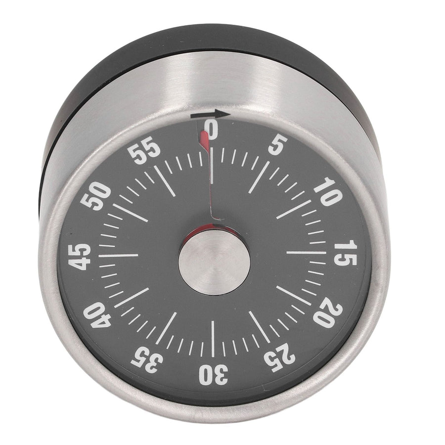 Magnetic Timer Magnet Design Stainless Steel 70db Alert High Accuracy Visual Timer for Kitchen Cooking Management Black