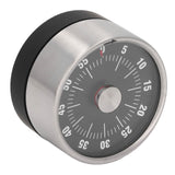 Magnetic Timer Magnet Design Stainless Steel 70db Alert High Accuracy Visual Timer for Kitchen Cooking Management Black
