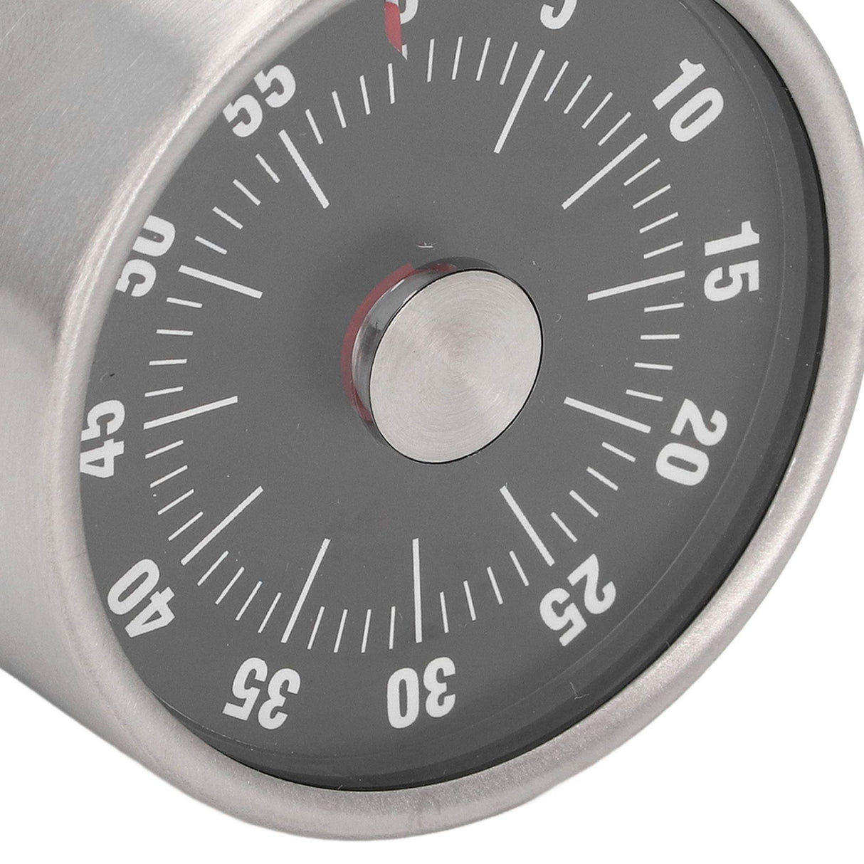 Magnetic Timer Magnet Design Stainless Steel 70db Alert High Accuracy Visual Timer for Kitchen Cooking Management Black