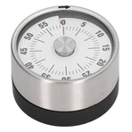 Magnetic Timer Magnet Design Stainless Steel 70db Alert High Accuracy Visual Timer for Kitchen Cooking Management White