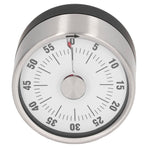 Magnetic Timer Magnet Design Stainless Steel 70db Alert High Accuracy Visual Timer for Kitchen Cooking Management White