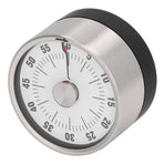 Magnetic Timer Magnet Design Stainless Steel 70db Alert High Accuracy Visual Timer for Kitchen Cooking Management White