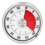 Magnetic Timer Magnet Design Stainless Steel 70db Alert High Accuracy Visual Timer for Kitchen Cooking Management White - Extra Image