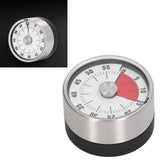 Magnetic Timer Magnet Design Stainless Steel 70db Alert High Accuracy Visual Timer for Kitchen Cooking Management White - Extra Image