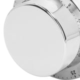 Kitchen Mechanical Timer 304 Stainless Steel Magnetic Suction Chef Cooking Timer Clock White