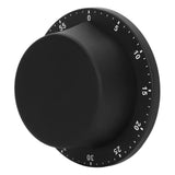 Kitchen Mechanical Timer 304 Stainless Steel Magnetic Suction Chef Cooking Timer Clock Black